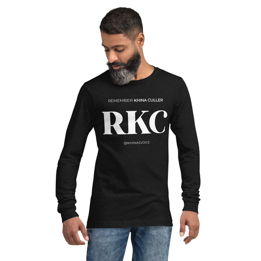 Unisex Fitted Official Remember Khina Culler Long Sleeve Shirt